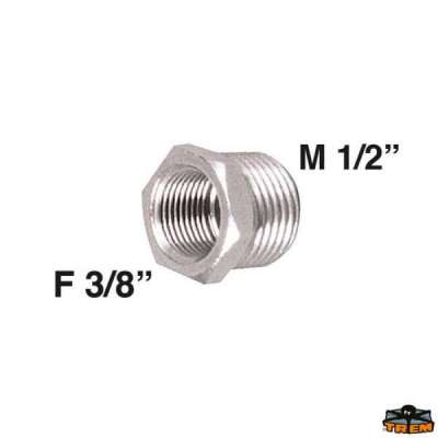 Adattatore per tubi doccia  da 3/8 a 1/2