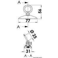 Aggancio mobile per parabordi