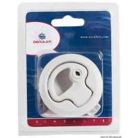 Alzapagliolo per chiusura sportelli con maniglietta rientrante a molla