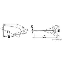 Ancora LEWMAR Delta; in acciaio zincato