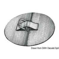 Anelli a “D” in acciaio inox con supporto in EPDM