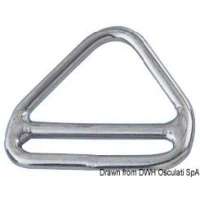 Anello triangolare con barretta per zerli
