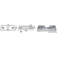 Anodo base piede per Duo Prop