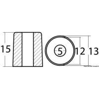 Anodo cilindro per Yamaha 2,5/70HP