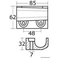 Anodo fuori bordo 40/50 HP 4 tempi