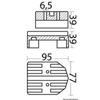 Anodo gruppi poppieri per Mercruiser