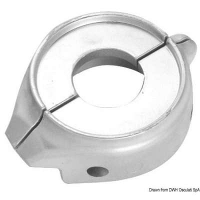 Anodo in due pezzi per sail drive, collare Ø 107 mm