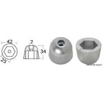 Anodo ricambio elica prua/poppa per Side-Power (Sleipner)