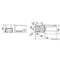 Arganello elettrico per alaggio imbarcazioni, tender di servizio, moto d’acqua o da applicare sui carrelli porta barche