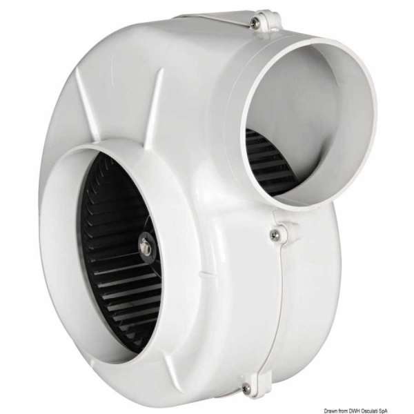 Aspiratore centrifugo per fissaggio con staffa, omologato RINA