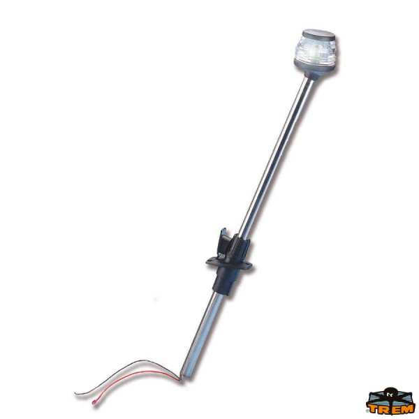 Asta Fanale a led retrattile EASY LED nero