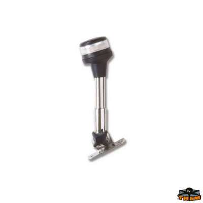 Asta fanale al Led abbattibile Gemini 360 nero