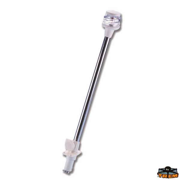 Asta fanale alogena estraibile bianco