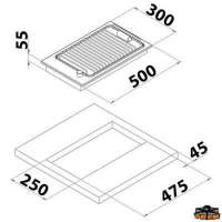 Barbecue elettrico in acciaio inox