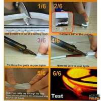 Barra luminosa al led flessibile colore bianco caldo