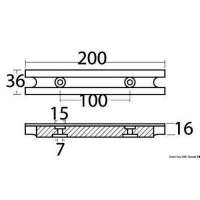 Barra per Yamaha e Mariner 25/100 hp