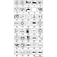 Bascule con simbologia illuminata