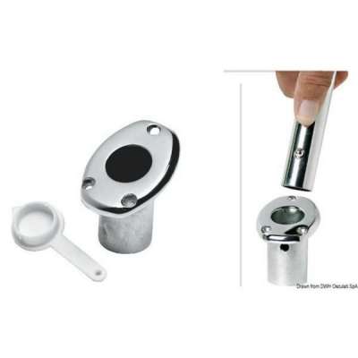 Base a filo ad incasso per aste portabandiera