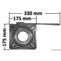 Base girevole frizionata per sedili