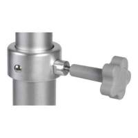 Base tavolo regolabile manualmente altezza 29-69 cm