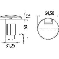 Basetta per aste estraibili