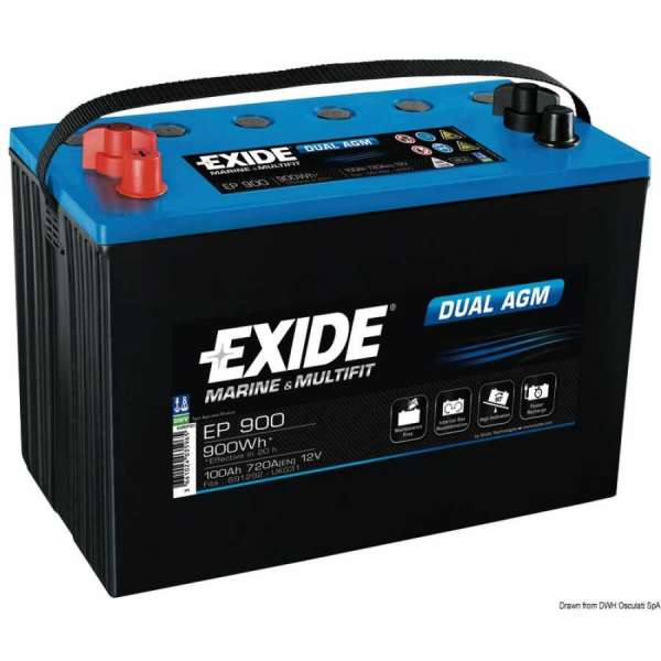 Batterie EXIDE Agm per servizi ed avviamento