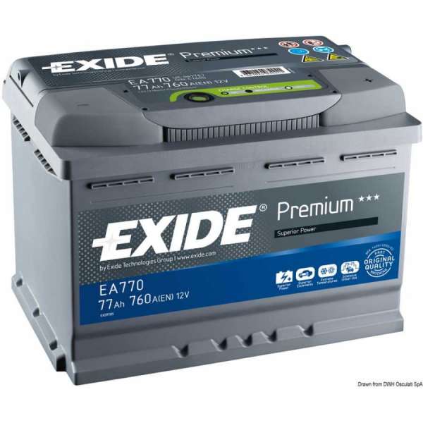 Batterie EXIDE Premium per avviamento e servizi di bordo