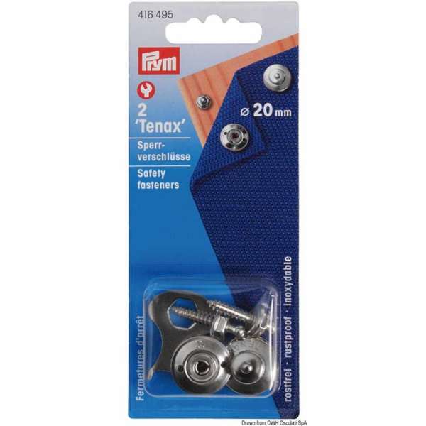 Bottoni e bottoni maschio + femmina in blister espositivo