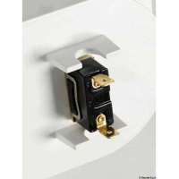 Box doccia con doccia a pulsante Mizar con interruttore stagno acceso/spento