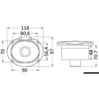 Box doccia Elissa con doccia Keji