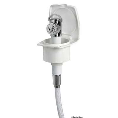 Box doccia New Edge con doccia a pulsante Mizar