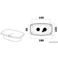Box doccia New Edge con miscelatore e doccia a pulsante Boris