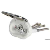 Box doccia Oval con miscelatore e doccia a pulsante Mizar