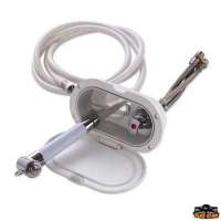 Box doccia ovale con miscelatore e doccia a pulsante 2