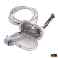 Box doccia ovale con miscelatore e doccia a pulsante 3