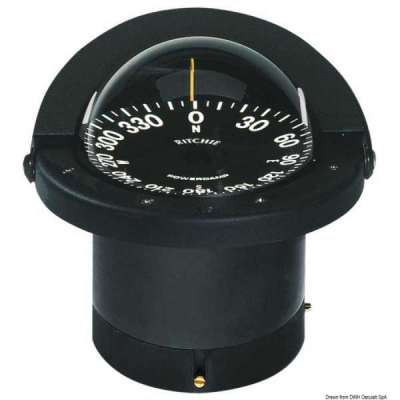 Bussole RITCHIE Navigator 4’’ 1/2 (114 mm) con compensatori e luce