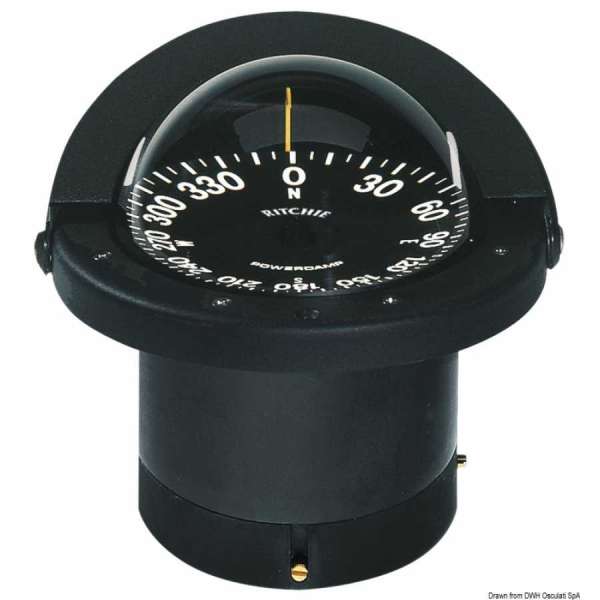 Bussole RITCHIE Navigator 4’’ 1/2 (114 mm) con compensatori e luce