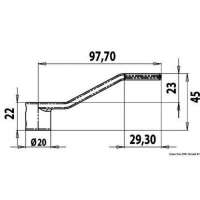 Camma/leva di ricambio per alzapagliolo