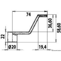 Camma/leva di ricambio per alzapagliolo