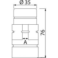 Campana ricambio piedi poppieri VOLVO