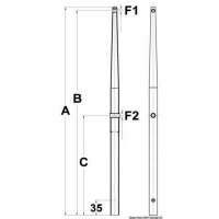 Candeliere per basette femmina