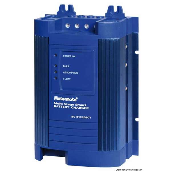 Caricabatteria POWER SAVER switch mode multistadio