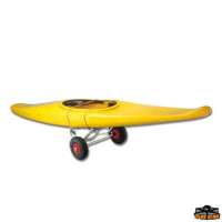 Carrello pieghevole porta surf/canoa