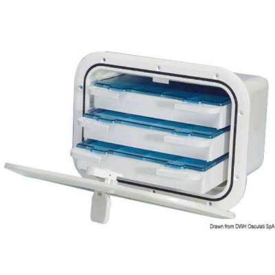 Cassonetto con portello a tenuta stagna