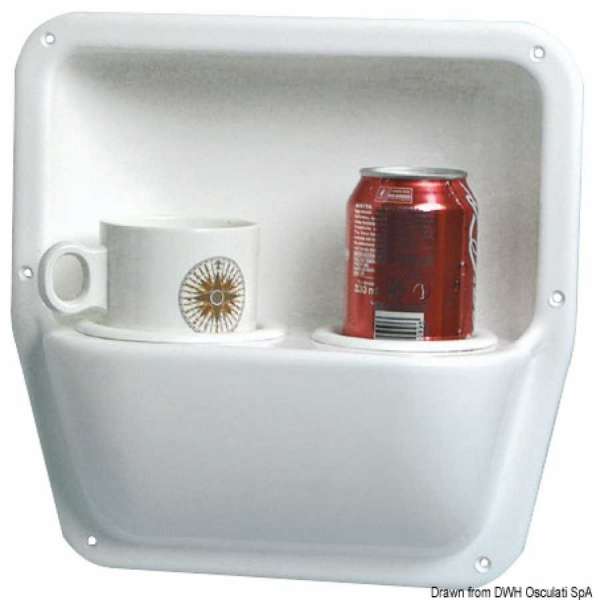 Cassonetto laterale portabicchieri/tazze/bottiglie