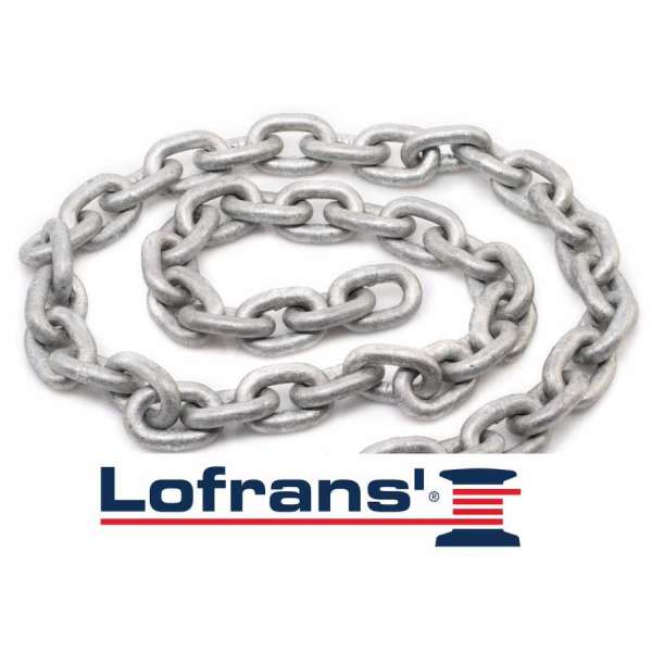 Catena calibrata 10 mm G40 Lofrans DIN 766  passo 30 qualit&agrave; premium