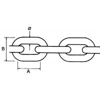 Catena Zincata Calibrata 100mt