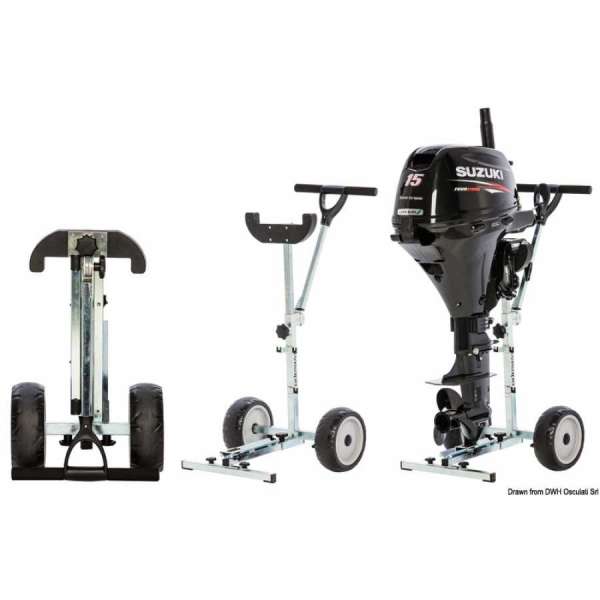 Cavaletto motore ODESEA TX-65 con ruote e pieghevole