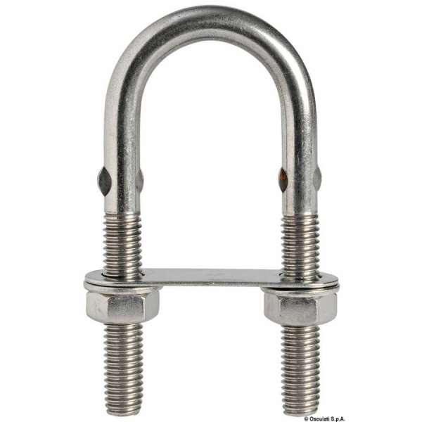 Cavallotto ad U in tondino pizzicato