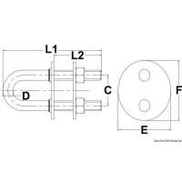 Cavallotto De Luxe con piastra e contropiastra grandi, raccordature coniche